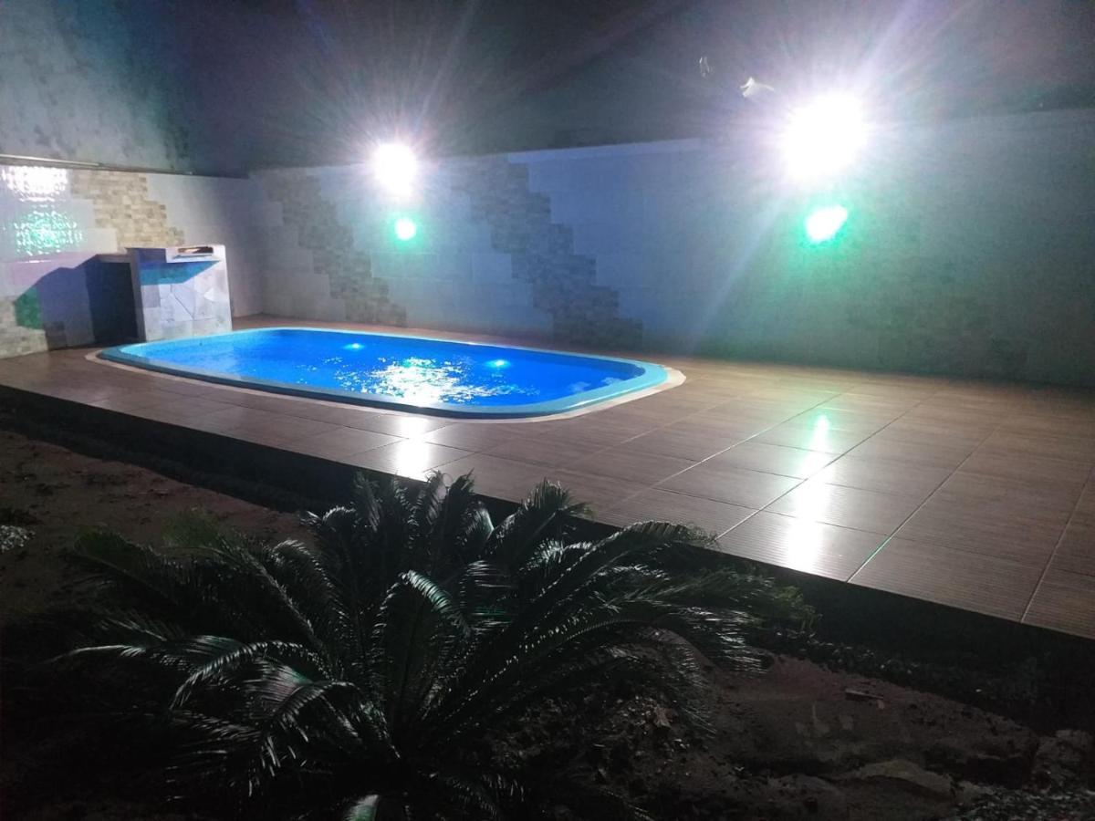 Casa Na Praia Com Piscina E Churrasqueira อิตันญาเอม ภายนอก รูปภาพ