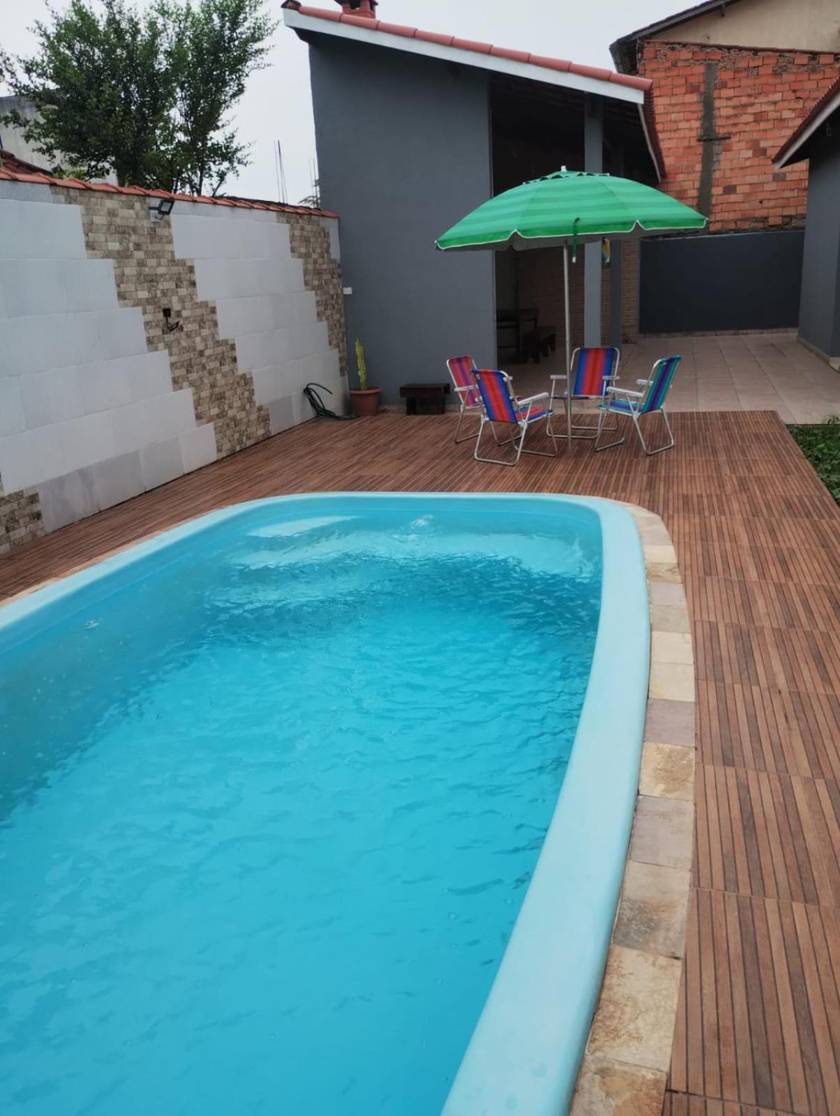 Casa Na Praia Com Piscina E Churrasqueira อิตันญาเอม ภายนอก รูปภาพ