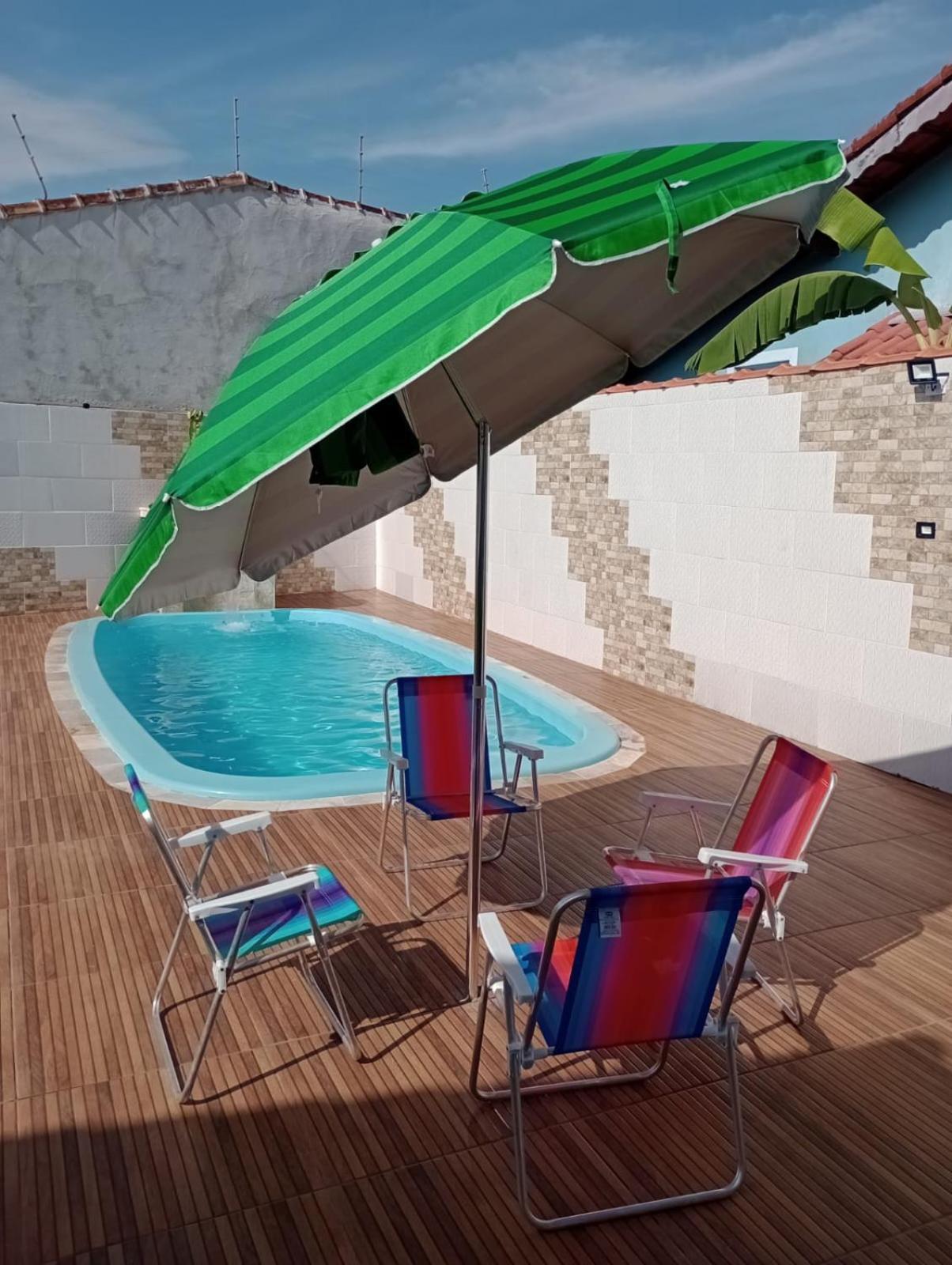 Casa Na Praia Com Piscina E Churrasqueira อิตันญาเอม ภายนอก รูปภาพ